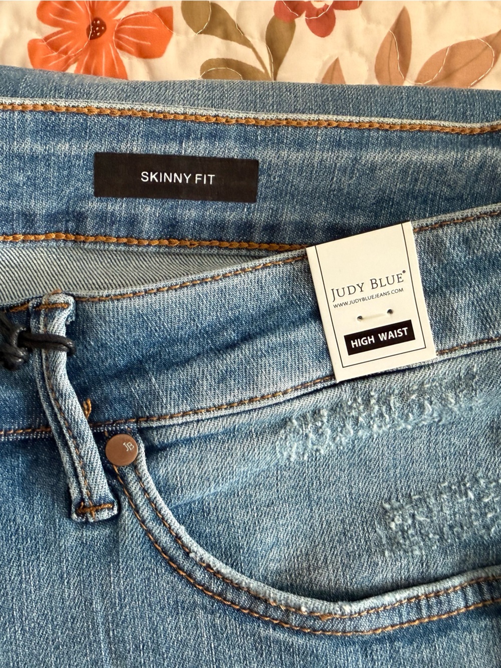 Judy Blue Light Blue High-Waist Skinny Jeans